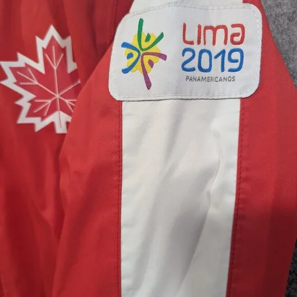 Lima 2019 Team Canada Pan American Hudson Bay Olympic Jacket Windbreaker Small - Picture 3 of 12